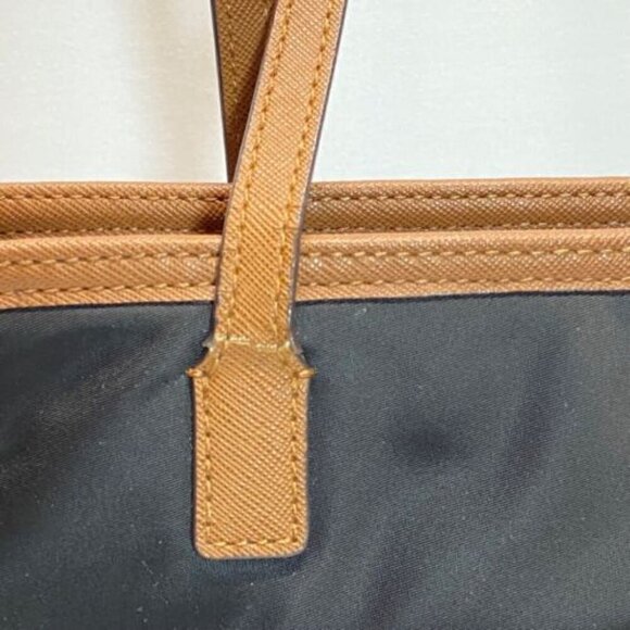 Michael Kors Black and Brown Nylon Kempton Large Pocket Tote GUC - Picture 8 of 16